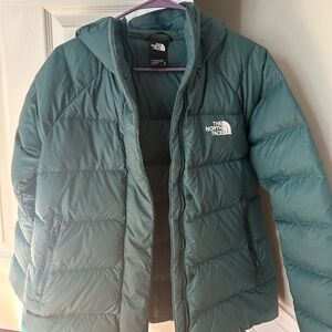 The North Face Green Puffer Jacket